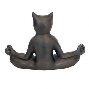 mosadz, ázijský, orientálny, meditujúca, mačka, darček, tip na darček, unikátny, doplnok, dekorácia, východoázijský, patinovaný, yoga mačka, lotosový sed, meditácia, darček pri milovníka mačiek