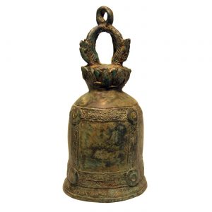 mosadzný, ázijský, orientálny, budhistický, darček, tip na darček, unikátny, doplnok, dekorácia, východoázijský, chrámový, patinovaný, zvon, kovový zvon