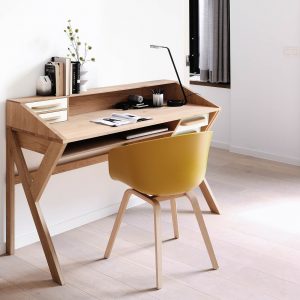 amandari pracovný stôl origami, drevený pracovný stôl, masívny dubový pracovný stôl, dubová dizajnový pracovný stôl, home office, písací stôl, dizajnový pracovný stôl s poličkou a zásuvkami, pracovný stôl, písací stôl, pracovňa, stôl do pracovne