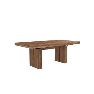 rozkladací teakový stôl, dizajnový rozkladací stôl, rozkladací masívny stôl, rozkladací drevený stôl, moderný rozkladací jedálenský stôl, stôl s rozkladaním, masívny rozkladací stôl, dizajnový rozkladací stôk, stôl ethnicraft, stôl amandari
