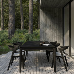 jedálenský, stôl, jedalensky stol, stol, exteriérový, outdoorový, moderný stôl, vonkajší stôl, moderný stôl, BOK, čierny stôl, obdĺžnikový stôl, záhradný stôl, záhradný nábytok, vonkajší, vonkajsi stol, dizajnovy stol, dizajnový stôl