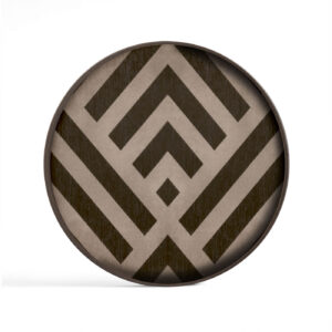Mini tácka Graphite Chevron