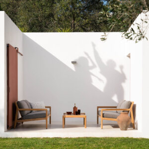 Dvojsedačka Jack outdoor teak - mocha - Image 6