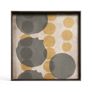 Veľká tácka Cinnamon Layered Dots