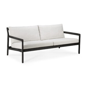 Dvojsedačka Jack outdoor čierny teak - off white
