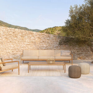 Trojsedačka Jack outdoor teak - natural - Image 4