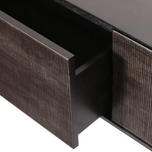 TV Komoda Grooves teak - Image 3